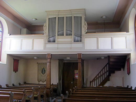 orgue de l'église Sainte Gertrude de Hochstett